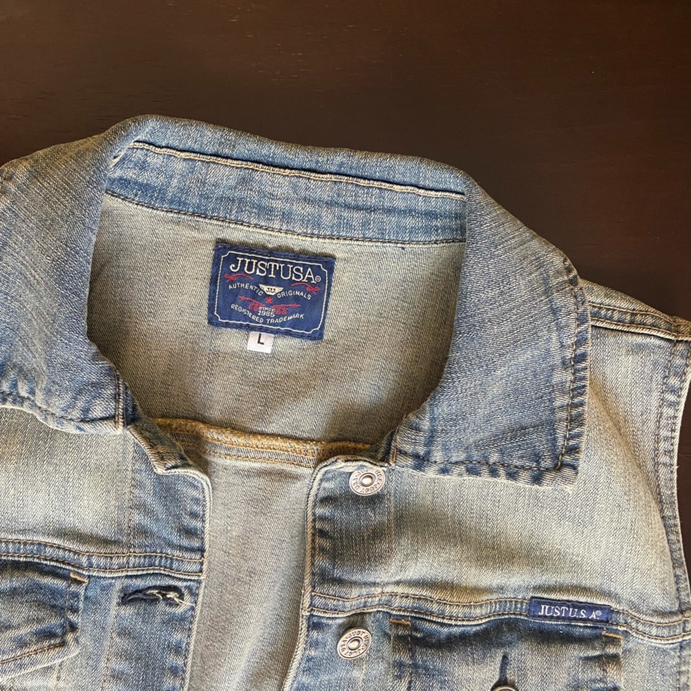 DENIM VEST - Picture 2 of 8